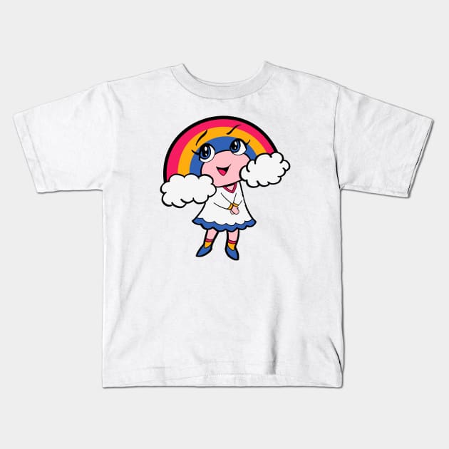 Magical  Rainbow Kids T-Shirt by joshthecartoonguy